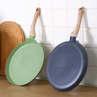 Maifan stone non-stick pan frying pan frying pan household baking lasagna cake banji breakfast pot 6810 inch induction cooker