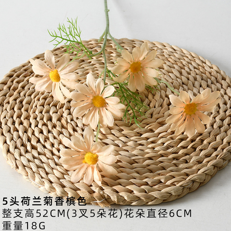 Flor artificial Margarita crisantemo holandés crisantemo persa falso ramo foto props Home Hotel decoración de la boda flor