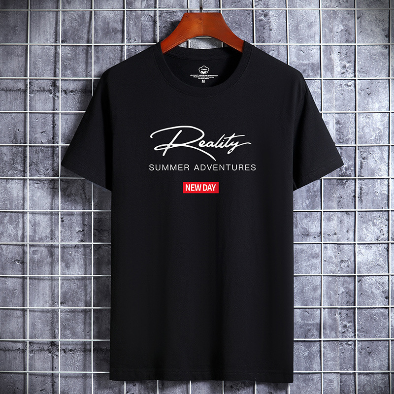 Wholesale new cotton short sleeve T-shirt men's and men's trend New loose half sleeve top printed T-shirt a generation of hair Wholesale new cotton short sleeve T-shirt men's and men's trend New loose half sleeve top printed T-shirt a generation of hair