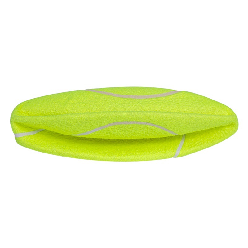 Tennis signature printing logo pet bite toy 9.5-inch outdoor play tennis 24cm inflatable tennis