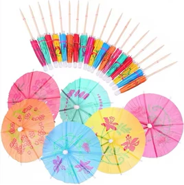 水果叉;吸管;纸质工艺品