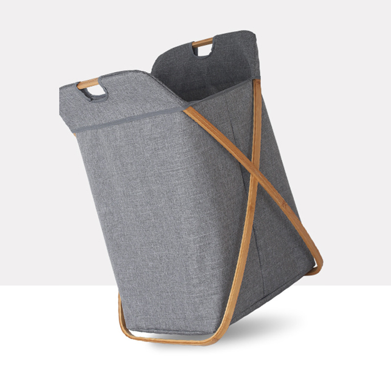 Simple ropa sucia cesta de almacenamiento ropa sucia cesta de estilo japonés plegable hogar impermeable ropa cesta
