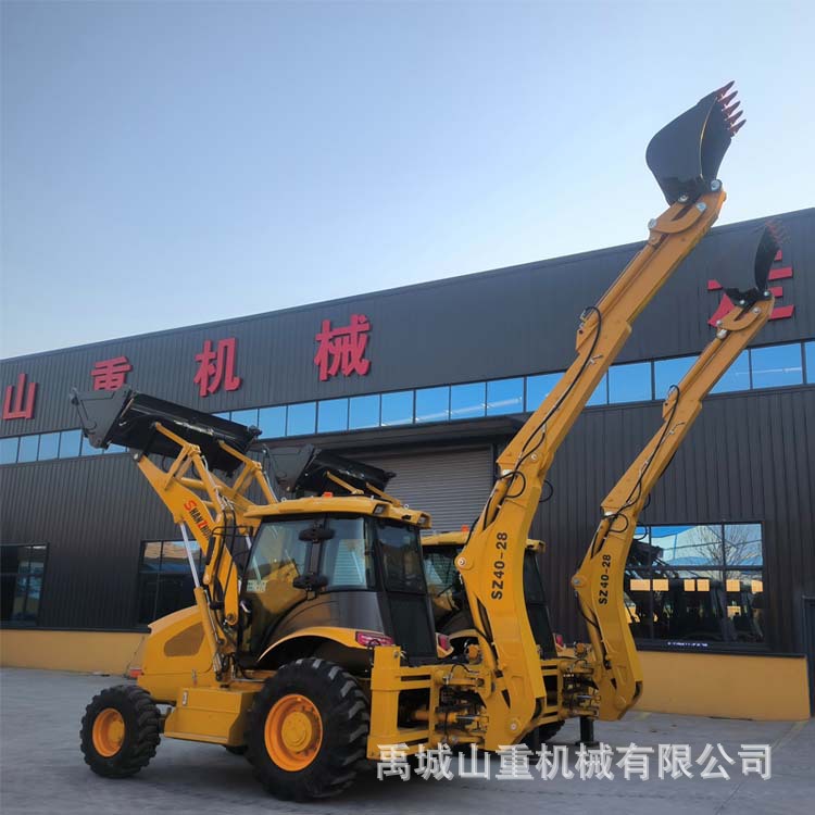 满州里供应40-28两头忙挖掘装载机 前铲后挖两用设备一体机厂家