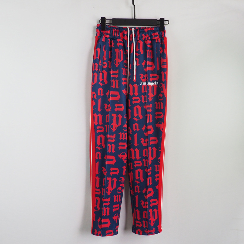 Full Print Red Trousers