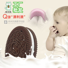 批发防吃手玩具牙胶婴儿磨牙硅胶神器牙咬胶玩具可咬可水煮磨牙棒