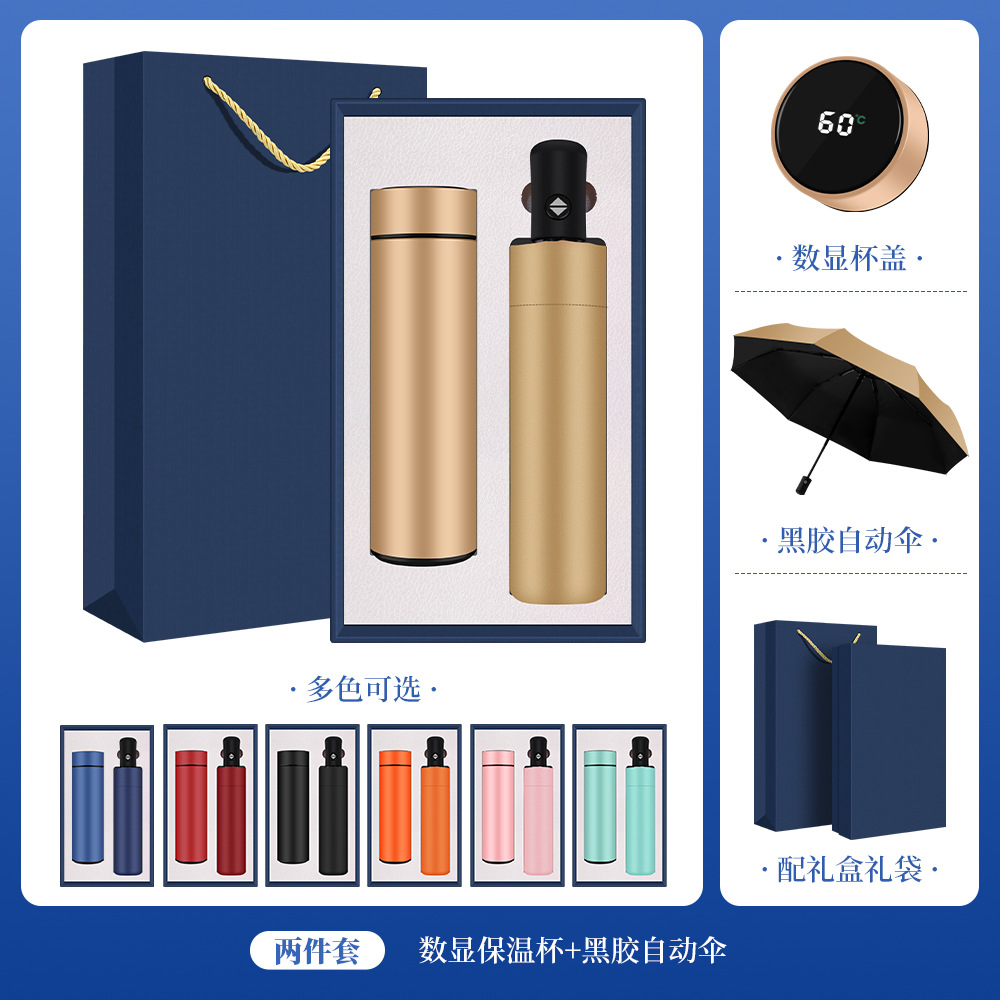 Conjunto de taza termo transfronterizo, evento de apertura anual de la empresa, aniversario, regalo de empresa, logotipo personalizado, recuerdo del cliente