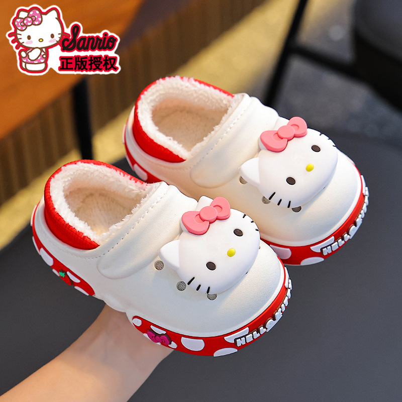 Sanliou zapatillas de algodón de invierno para niños, niños y niñas, calentamiento, bolsas de algodón para niños y medianos, bolsas de zapatos de algodón para niños