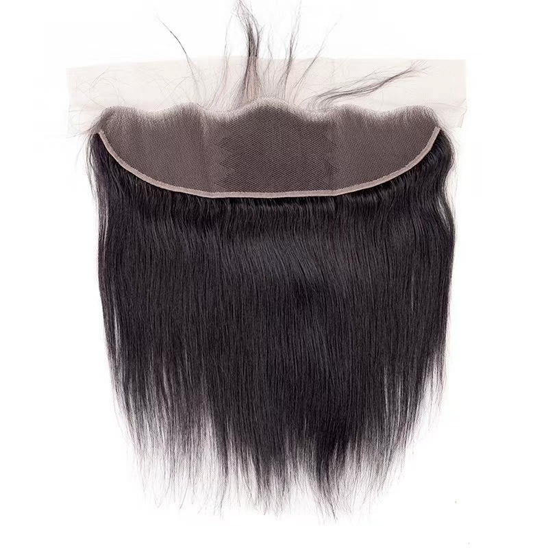 Фронтальный кружевной воротник 13*4, ручная работа, 100% натуральные человеческие волосы