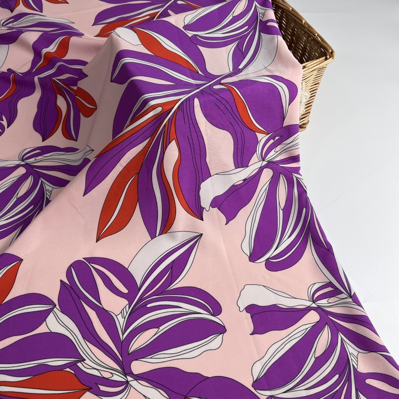 2024 nuevo estilo tela estampada elástica de cuatro lados viajes vacaciones estilo playa pantalones tirantes vestido ropa tela