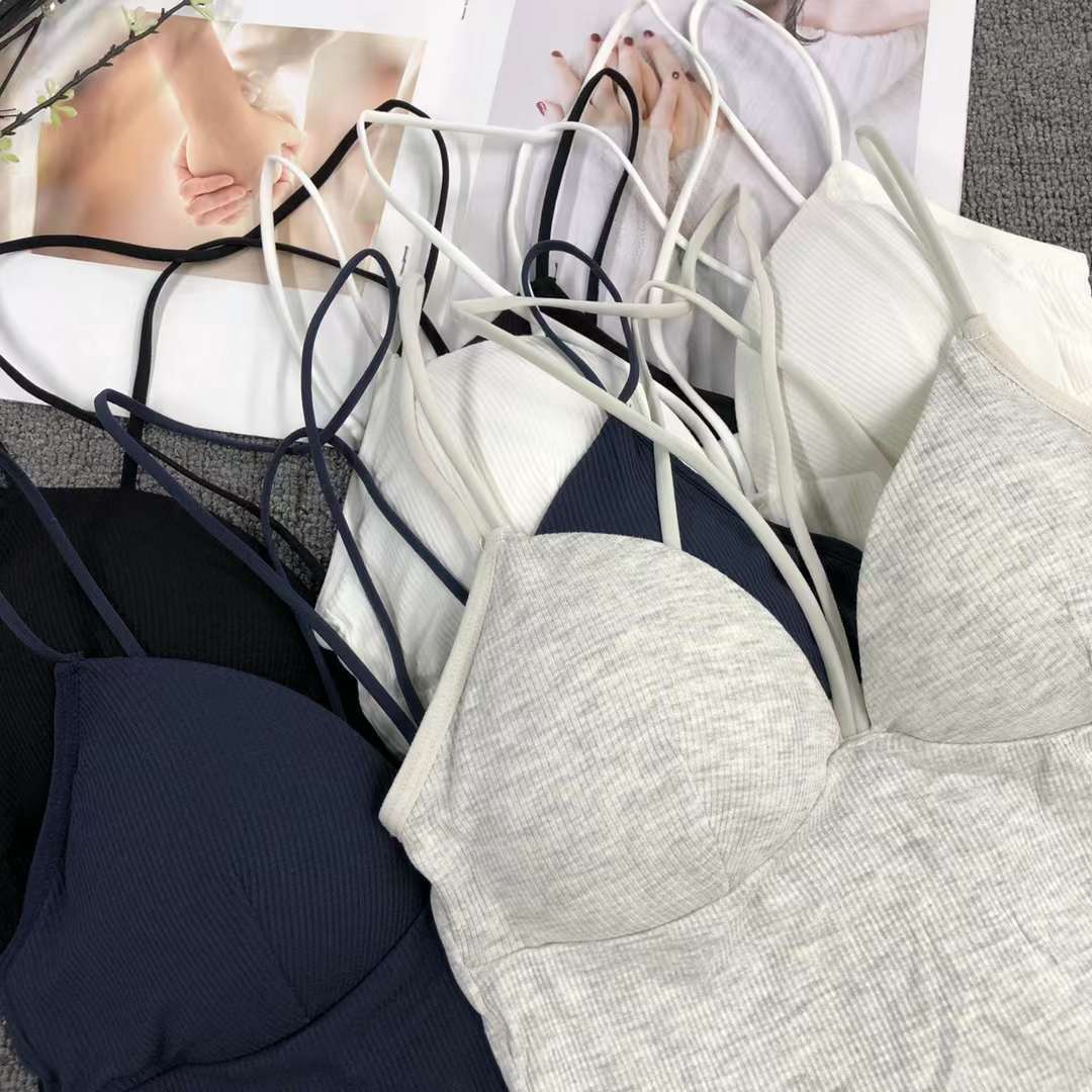 Nueva inconsútil alto elástico belleza de alta calidad las mujeres chaleco inalámbrico yoga sujetador ropa interior deportiva al por mayor image 3
