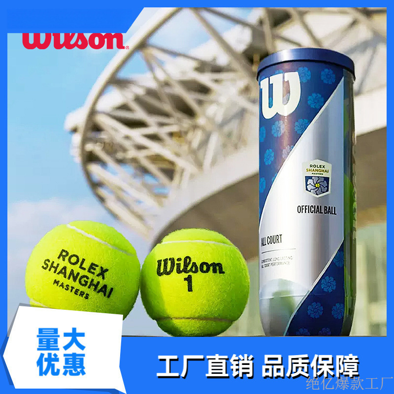 Tennis Wilson Pressed Ball Shanghai Masters Us Open French Open Professional Training Competition Ball Wholesale Free Shipping