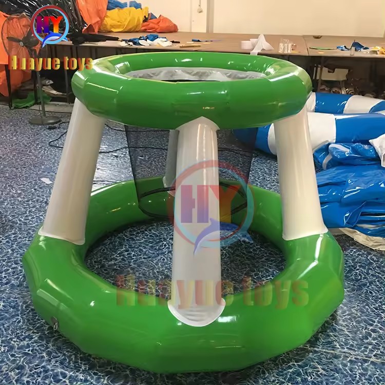 趣味运动会道具充气水上篮球框投篮儿童成人水上乐园拓展运动器材