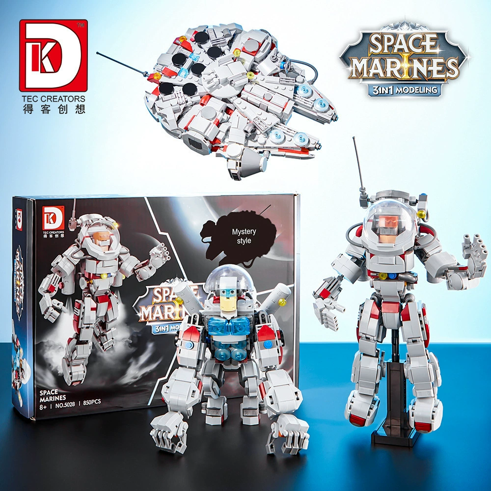 得客创想 Lego, конструктор, космическая игрушка, боевой модуль