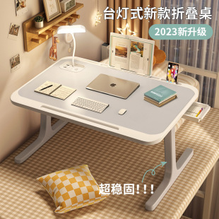 Source factory bed small table foldable dormitory upper bunk laptop desk desk bedroom bay window table board