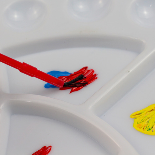 Manufacturer wholesale all-plastic small paint brushes children's DIY vinyl doll paint pens digital painting small brushes