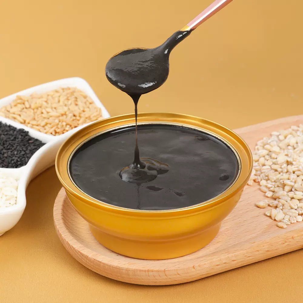 青稞黑芝麻糊甜品代工陈皮莲子红豆沙绿豆焦糖米乳桃胶羹滋补团购