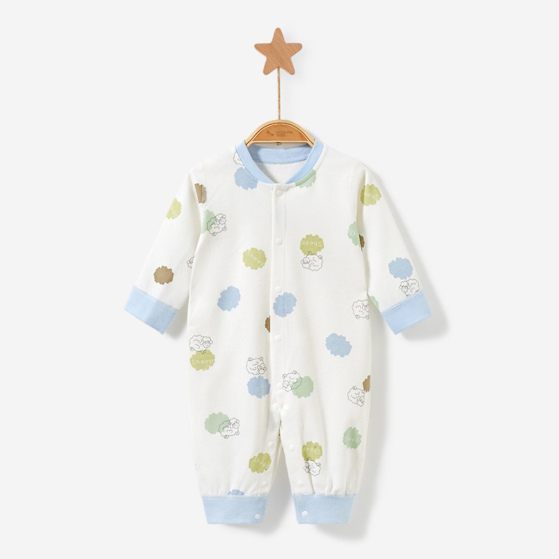 Mono para bebé para primavera, otoño e invierno, conjunto de algodón puro fino para recién nacido, ropa de otoño para el primer mes, pelele unisex para niños pequeños, ropa de bebé.