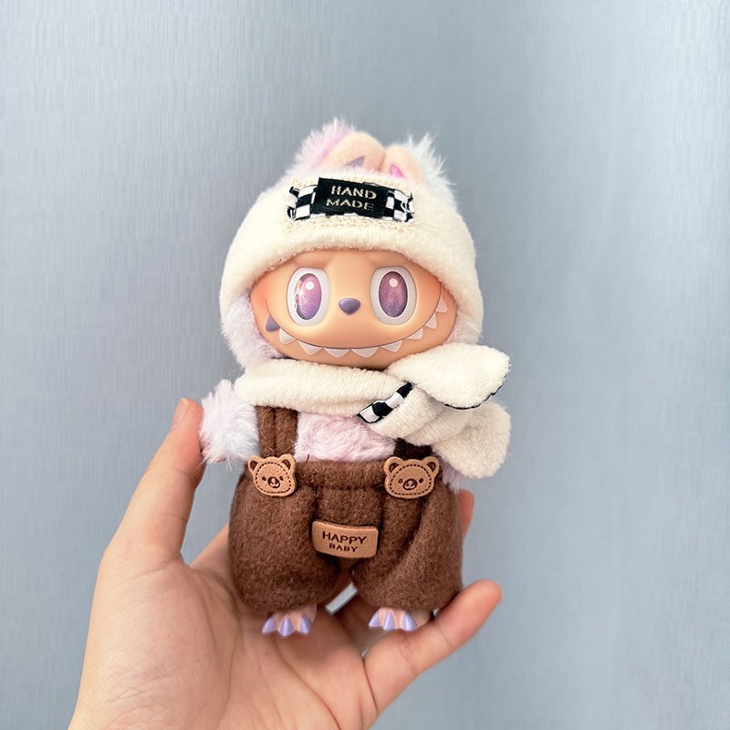 仅衣服] 一/二代La布布衣服挂件拉布布坐坐派对娃衣挂件草莓熊萌|undefined