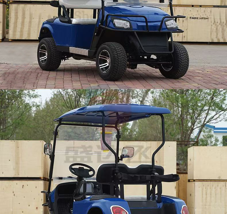 New Model Golf Cart Electric Four-Wheeler 2-8 Seat Sightseeing Car for Tourist Areas and Parks