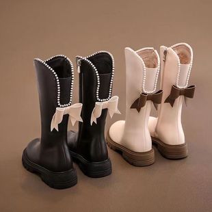 Children's Boots, Girls' Boots, 2025 High Boots, No More Than Knee Knight Boots, Velvet Warm Autumn and Winter Kidsren's Boots