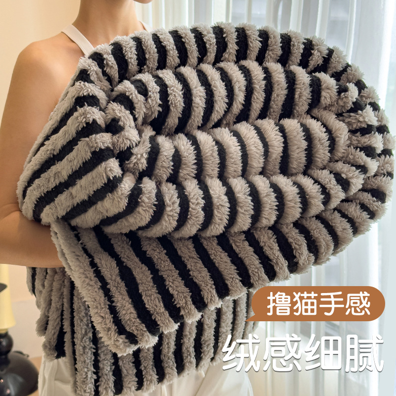 Invierno leche mantas de peluche gruesas mantas de peluche de coral sábanas gruesas de peluche dormitorio de estudiantes franela siesta manta