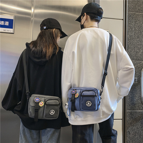 Wholesale spot small backpack women's new ins Korean fashion couple crossbody small bag Japanese trendy student shoulder bag