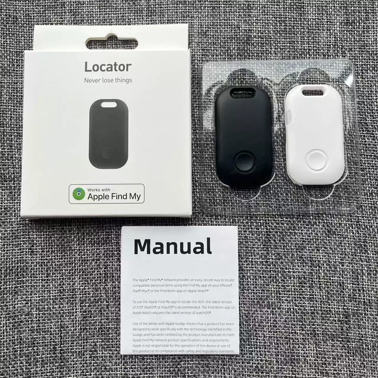 [长方形FindMy智能定位查找器贵重物品防丢器寻物钥匙钱包追踪定位]