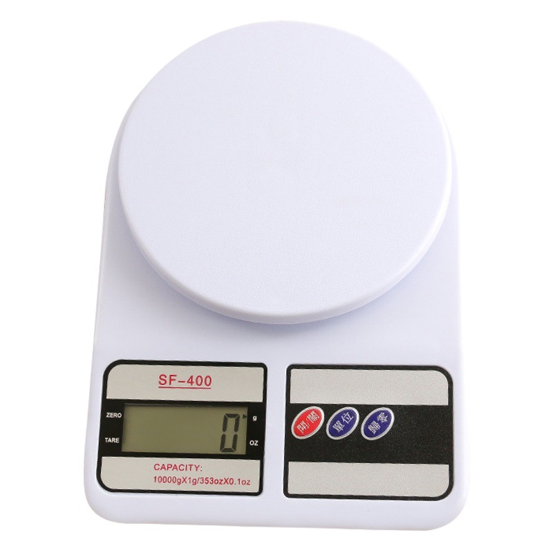 SF-400 cocina del hogar escala de precisión medicina escala de gramos Escala electrónica 10kg alimentos hornear Escala electrónica