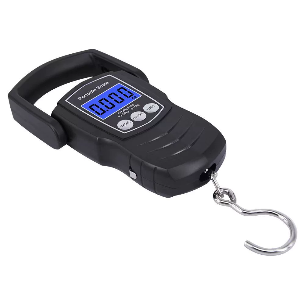 Экспорт Самые продаваемые портативные весы 50 кг бытовые электронные весы крючок вынос весы продуктовый магазин крючок весы