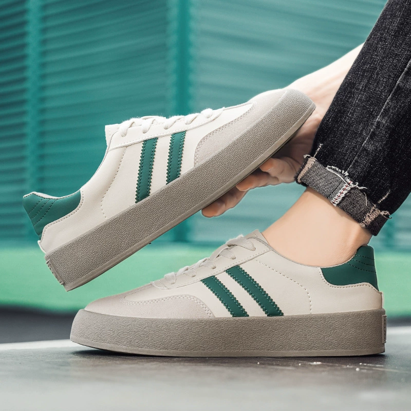 Туфли на толстой подошве для мужских туфель 2025 новый классический ретро A-Gump маленькие белые туфли