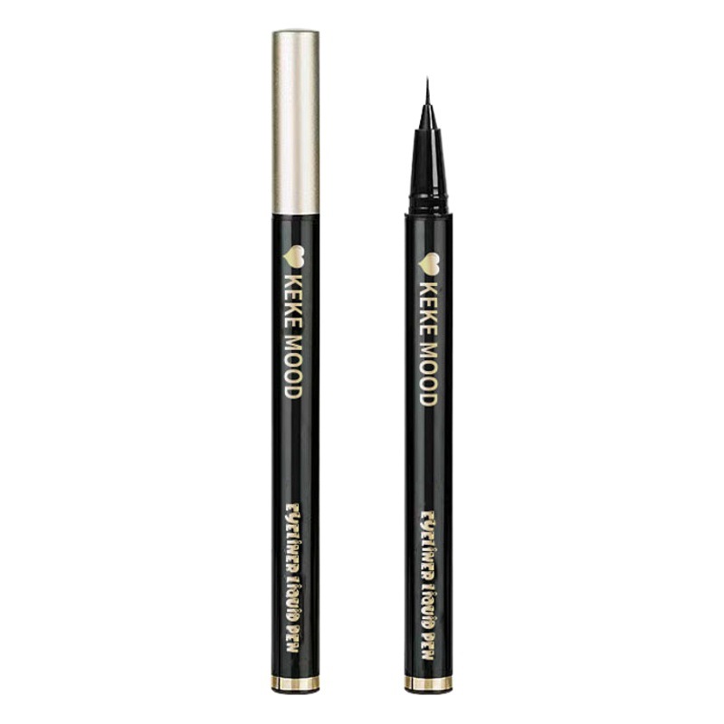 Kekemood Eyeliner Pen Non-Smudge Liquid Eyeliner Long-Lasting Pearlescent Pen for Beginners Waterproof Real Test Video