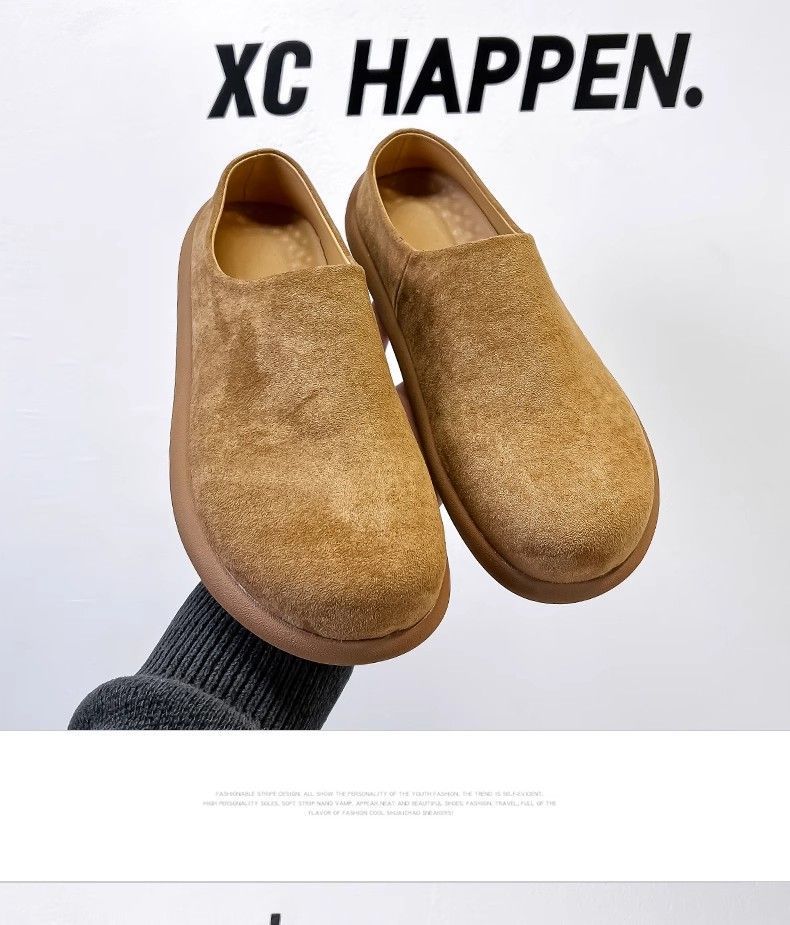 Herren Herbst Winter Slipper Aus Canvas Für Alltag Und Freizeit_voghion.com