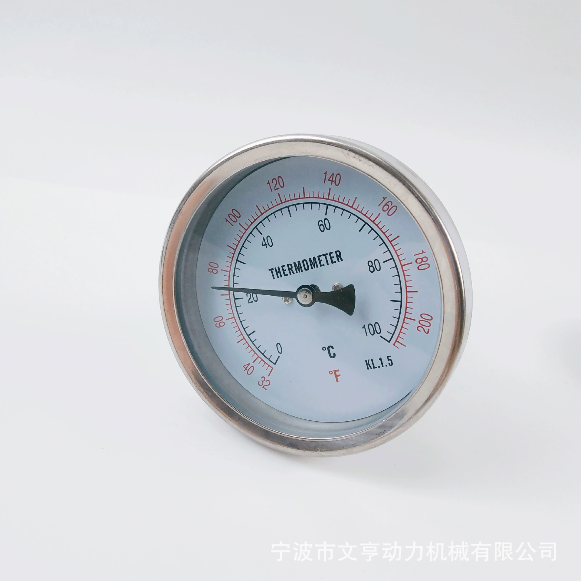 Универсальный Регулируемый Y100 биметаллический термометр прецизионный манометр 1,6 класса Wenheng Power завод прямых продаж