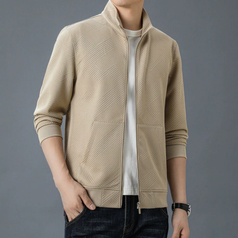 Spring solid trend jacket for leisure, oversize