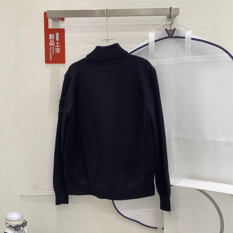 毒家现货原标M蒙家纯色Logo贴标拼接针织衫90白鸭绒羽绒服外套|undefined