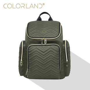COLORLAND high quality double shoulder mummy bag leisure multi-functional large capacity mother bag mother and baby bag