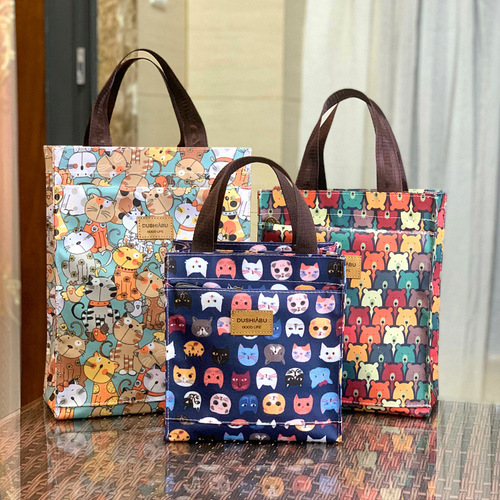 Running new waterproof lunch bag, work portable lunch box bag, snack bag, student tutoring bag, file bag, mommy bag