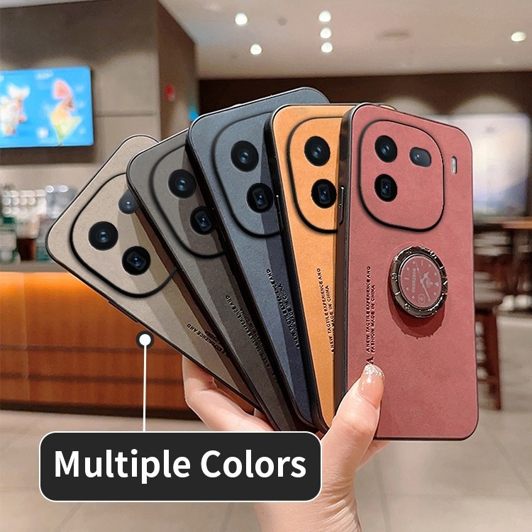 Applicable iQOO12 mobile phone case all-inclusive drop-resistant iqoo12pro sheepskin protective case 11/10/9 Business New