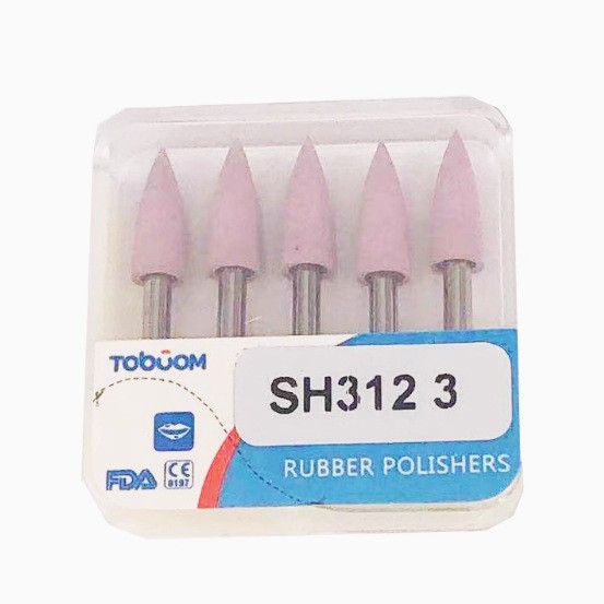 Dental Daobang Pulidora de caucho Cabeza de pulido de resina Pulidora de resina dental de porcelana 5 piezas/caja image 7
