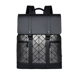 ビジネス男性リュックサック大容量旅行カバン菱格多機能出張パソコンリュックサックロゴ印字パターン