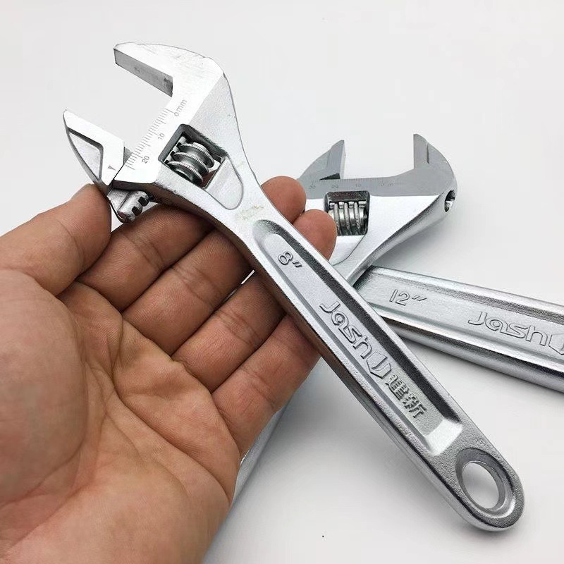 Suministro Jianxin marca flor cabeza llave ajustable llave ahorro de mano de obra llave de acero de alto carbono