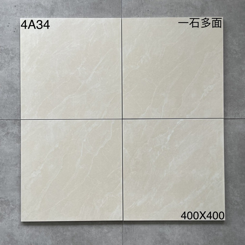 キッチントイレの床タイル400x400滑り止め耐摩耗性床タイルバルコニータイル浴室模造古煉瓦グレー|undefined