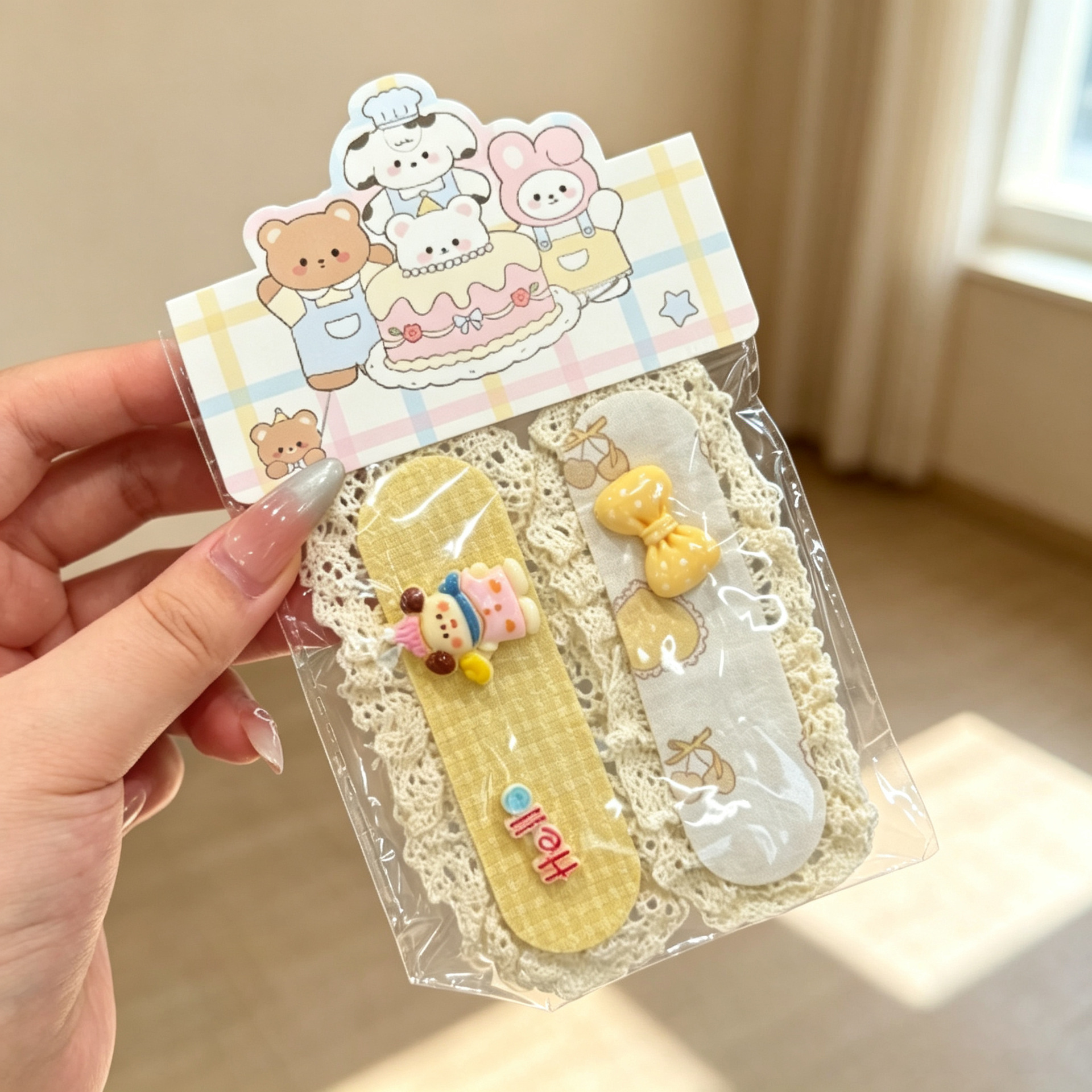 5#パピーハローベルクロ 2個セット 約10.5×4.5cm