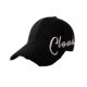 Korean-style Letter Hard Top Baseball Cap Women's 2024 New Arrival Black All-match Big Head Shade Showing Face Small Baseball Cap Trendy