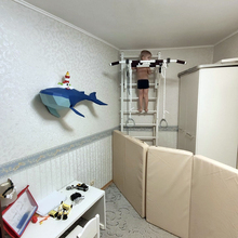 1E3113Y鲸鱼小岛海洋主题墙壁家居装饰品壁饰卧室挂件壁挂