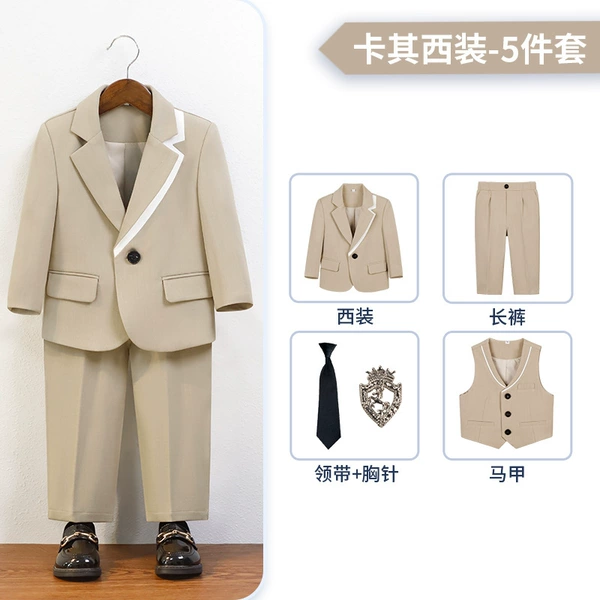 Vest, suit, set, jacket, trousers, brooch, tie