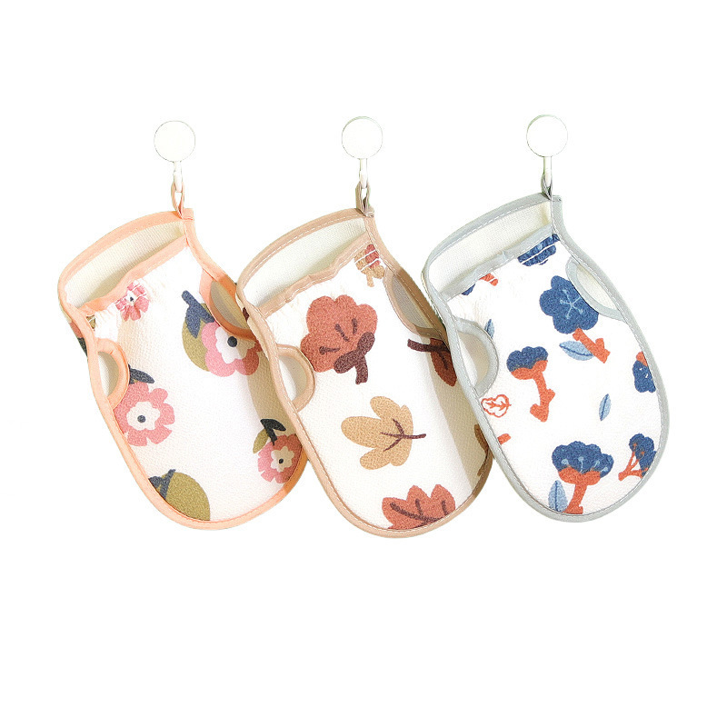 Pulgares con fugas Toalla de baño de barro con impresión gruesa fuerte de doble capa