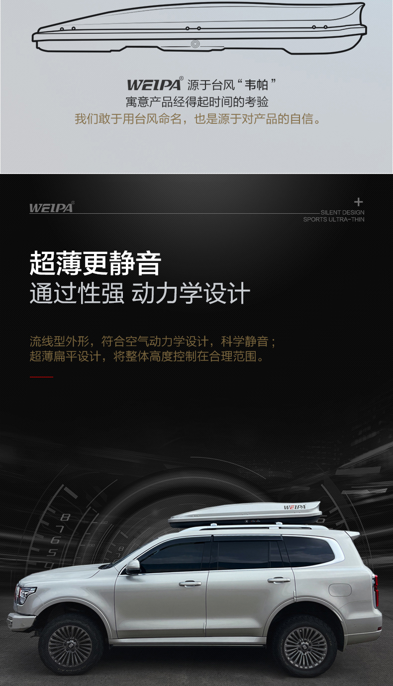 Roof Box Car Suv Off-Road Flat Large-Capacity Universal Luggage Rack Suitcase Upgraded and Thickened