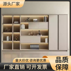 文件柜资料柜老板办公室背景柜置物书柜带锁收纳档案柜子储物靠墙