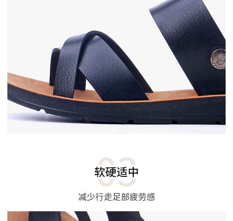 Dép sandal nữ quai ngang đế bằng, dép đi biển thoáng khí mùa hè — Màu vàng, Nâu Đen chi tiết 8